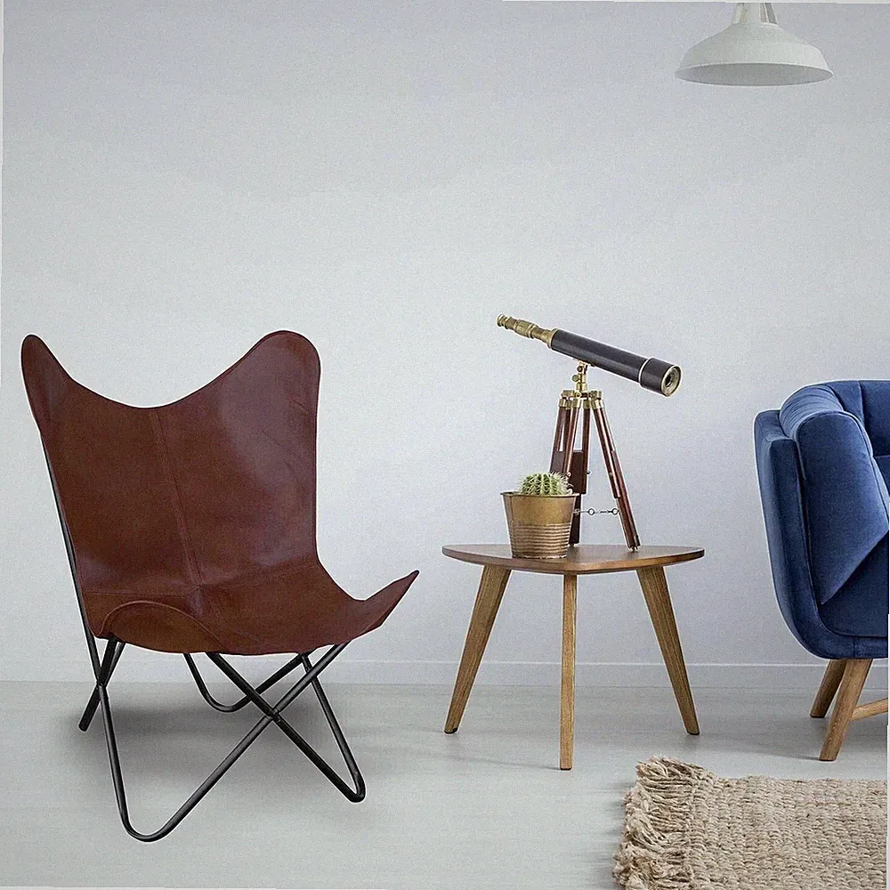 New Genuine Handmade Butterfly Chair With Iron Frame For Home Decor