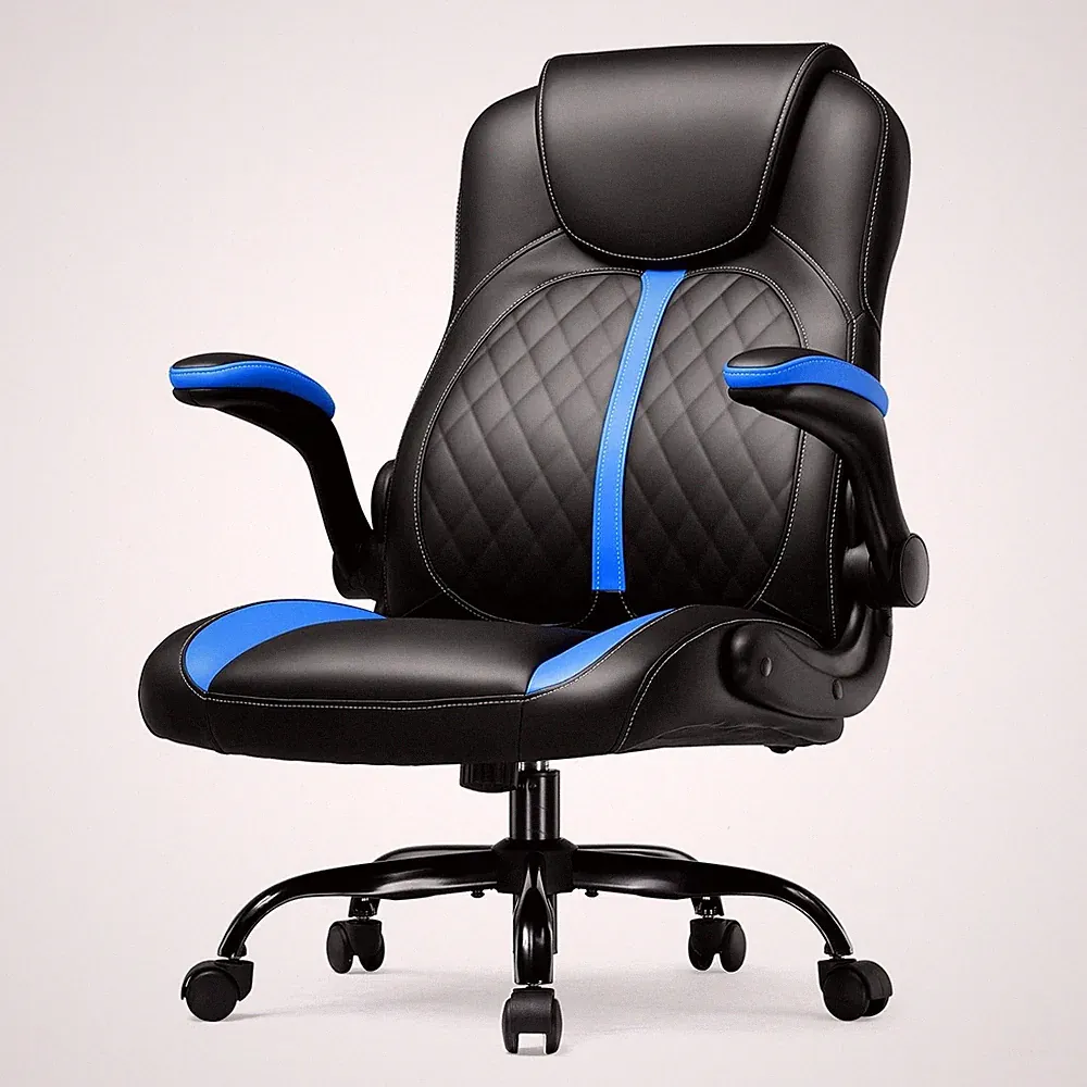 Office Computer Gaming Chair Ergonomic Desk Chair for Adults with Lumbar Supp...